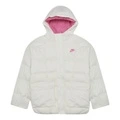 Детский пуховик Nike Premium с капюшоном, Цвет: 133 парусно-белый, Размер: M | Китай.рф