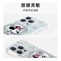 Чехол для iPhone Disney с Микки и Минни, силиконовый, Цвет: WRBSXZ098CS [прозрачный], Применимая модель: iPhone16ProMax | Китай.рф