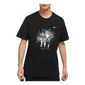 Футболка Nike Sportswear мужская черная с ручной росписью и принтом, Цвет: черный, Размер: S | Китай.рф