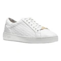 Женские кроссовки Michael Kors Colby из кожи на шнурках, белые, Размер: 35 | Китай.рф