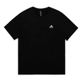 Футболка Adidas MUST HAVES унисекс черная с цветочным принтом, Цвет: черный, Размер: XXS | Китай.рф