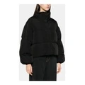 Женский пуховик Acne Studios с высоким воротником, Цвет: черный, Размер: 36 | Китай.рф