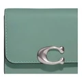 Кошелек-кардхолдер COACH из телячьей кожи, синий кристалл, женский, Цвет: Базовая комплектация (сумка + пыльник) | Китай.рф