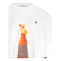 Футболка Vivienne Westwood SS25 унисекс белая с принтом Cone, Цвет: Белый, Размер: L | Китай.рф