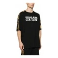 Футболка VERSACE JEANS COUTURE SS24 мужская черная, Цвет: черный, Размер: L | Китай.рф