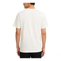 Футболка adidas MUST HAVES унисекс с принтом экрю оранжевый кот, Цвет: молочный, Размер: S | Китай.рф