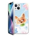 Чехол Disney для iPhone с Джуди и Ником, Цвет: 300006C-галактический серебристый (как на левом изображении), Применимая модель: iPhone16 | Китай.рф