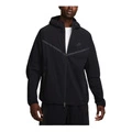 Куртка Nike woven Tech мужская чёрная с капюшоном и молнией, Цвет: черный, Размер: S | Китай.рф