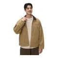 Куртка SPAO унисекс с отложным воротником свободная в стиле ретро, Цвет: Бежевый, Размер: S | Китай.рф