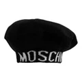 Берет женский MOSCHINO из шерсти, чёрный, Стиль: черный, Размер: F | Китай.рф