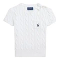 Свитер Polo Ralph Lauren детский Optical White с логотипом, Цвет: оптический белый, Размер: 6X | Китай.рф