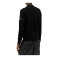 Вязаное поло Stone Island с нашивкой Compass, черное, мужское, Цвет: черный, Размер: XL | Китай.рф