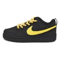 Кроссовки Nike Court Borough кастомные жёлтые кожаные детские низкие, Цвет: желтый, Размер: 35.5 | Китай.рф