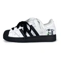 Кроссовки adidas originals Superstar 2 кастомные корги и панда чёрные унисекс, Цвет: черный, Размер: 36 | Китай.рф