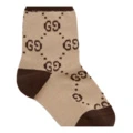 Детские носки Gucci GG с принтом, 1 пара, для малышей и детей, Цвет: коричневый, Размер: 2 | Китай.рф