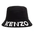 Панама KENZO с принтом логотипа хлопковая черная мужская, Цвет: черный, Размер: L | Китай.рф