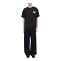 Футболка MM6 Maison Margiela Pitti Uomo унисекс, Цвет: черный, Размер: S | Китай.рф