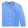 Женский вязаный кардиган Polo Ralph Lauren синий с круглым вырезом, Цвет: синий, Размер: S | Китай.рф