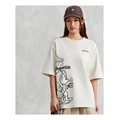 Футболка Kappa Set in Sleeve унисекс, Цвет: Береза Белая-0114, Размер: L | Китай.рф