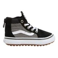 Кроссовки высокие Vans SK8 HI MTE для малышей чёрно-серые, Цвет: черно-серый, Размер: 21.5 | Китай.рф