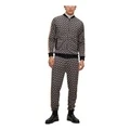 Трикотажные спортивные штаны HUGO BOSS с геометрическим принтом, Цвет: коричневый, Размер: S | Китай.рф