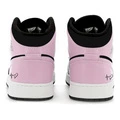 Кроссовки баскетбольные винтажные Jordan Air Jordan 1 High унисекс черно-розовые, Цвет: чёрно-розовый [специальная коробка для обуви], Размер: 37.5 | Китай.рф