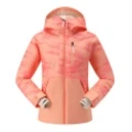 Куртка DECATHLON WEDZE 500 утеплённая водостойкая с капюшоном коралловая для подростков, Цвет: кораллово-розовый, Размер: 6Y/120 | Китай.рф