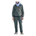 Куртка Nike Sportswear City Utility свободная комфортная на молнии с длинными рукавами детская, Цвет: дымчато-серый/дымчато-серый/черный, Размер: S | Китай.рф