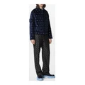 Куртка мужская Louis Vuitton SS23 с логотипом, полным принтом, отложным воротником и молнией, тёмно-синяя, Цвет: темно-синий, Размер: 48 | Китай.рф