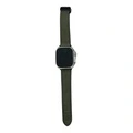 Ремешок для Apple Watch Mygg из силикона с кожаной вставкой унисекс, Набор: Армейский зеленый, Размер: iwatchS3/2/1【42mm】 | Китай.рф