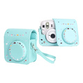 Сумка для камеры KuangFan для Fujifilm mini 11/12/13, через плечо, винтажная PU кожа, Цвет: Универсальный для 11/12/13 — можно с чехлом】зелёный | Китай.рф