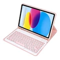 Чехол с Bluetooth-клавиатурой Shenghuan для Huawei MatePad Pro Max Yuexiang 13.2 дюйма, 78 клавиш, кожаный, Цвет: розовый, Конфигурация: Huawei MatePad Pro Max специальная версия 13.2 дюйма | Китай.рф