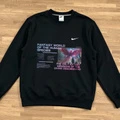 Толстовка Nike Club унисекс чёрная с круглым вырезом, Цвет: черный, Размер: S | Китай.рф