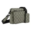 Сумка через плечо Louis Vuitton Trio из кожи, мужская, зелёная, Упаковка: Базовая комплектация (сумка + пыльник) | Китай.рф