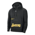 Толстовка Jordan NBA Los Angeles Lakers с капюшоном и буквами, мужская, чёрная, Цвет: черный, Размер: M | Китай.рф
