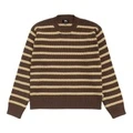 Свитер Stussy с полосками и круглым вырезом из праздничной коллекции FW25, Цвет: зеленый, Размер: M | Китай.рф
