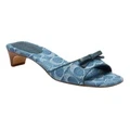 Шлепанцы COACH Slide с бантом Indigo, Цвет: индиго, Издание: С оригинальной коробкой для обуви, Размер: 39 | Китай.рф
