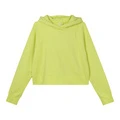 Свитшот lululemon женский с капюшоном, короткий оверсайз, FW22, Цвет: желтый, Размер: XS | Китай.рф