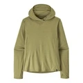 Футболка Patagonia Capilene Cool Sun с длинным рукавом и капюшоном, женская, Цвет: светло-эвкалиптово-зелёный/GGNX, Размер: X5 | Китай.рф