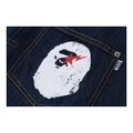 Джинсовая куртка A BATHING APE JAPAN DENIM унисекс индиго, Цвет: индиго, Размер: M | Китай.рф