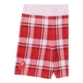 Шорты Bape Check Gift Sweat Shorts, красные, мужские, Цвет: красный, Размер: XL | Китай.рф