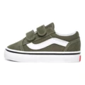 Детские кроссовки Vans Old Skool V Toddler Pesto зелёные, Размер: 21 | Китай.рф