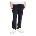 Брюки Moncler SS26 мужские повседневные однотонные с средней посадкой и эластичным поясом, Цвет: темно-синий, Размер: S | Китай.рф