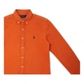 Рубашка Polo Ralph Lauren оксфорд приталенная с длинным рукавом, Цвет: оранжевый цвет, Размер: M | Китай.рф