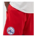 Шорты баскетбольные Mitchell & Ness Филадельфия 76ers 1982 мужские красные, Цвет: красный, Размер: S | Китай.рф