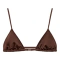Бикини ZARA однотонные коричневые, женские, Цвет: коричневый, Размер: XS | Китай.рф