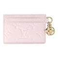 Картхолдер LOUIS VUITTON CHARMS из кожи розовый женский, Упаковка: Подарочный набор (базовая упаковка + оригинальная коробка + оригинальная сумочка) | Китай.рф