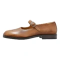Туфли Мэри Джейн Maison Margiela Tabi с пряжкой, из кожи, женские, коричневые, Издание: С оригинальной коробкой для обуви, Размер: 39 | Китай.рф