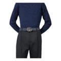 Ремень GUCCI GG Marmont двусторонний с пряжкой двойная G, синий, ширина 3.8 см, Стиль: синий, Размер: 100, Коробка: Пылезащитный мешок или коробка | Китай.рф