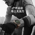 Нейлоновый ремешок TZXZ для Apple Watch 230 мм — дышащий плетёный браслет Ultra 3/4 для активного отдыха унисекс, Размер: 38-42, Цвет: Оранжевый с бежевым | Китай.рф